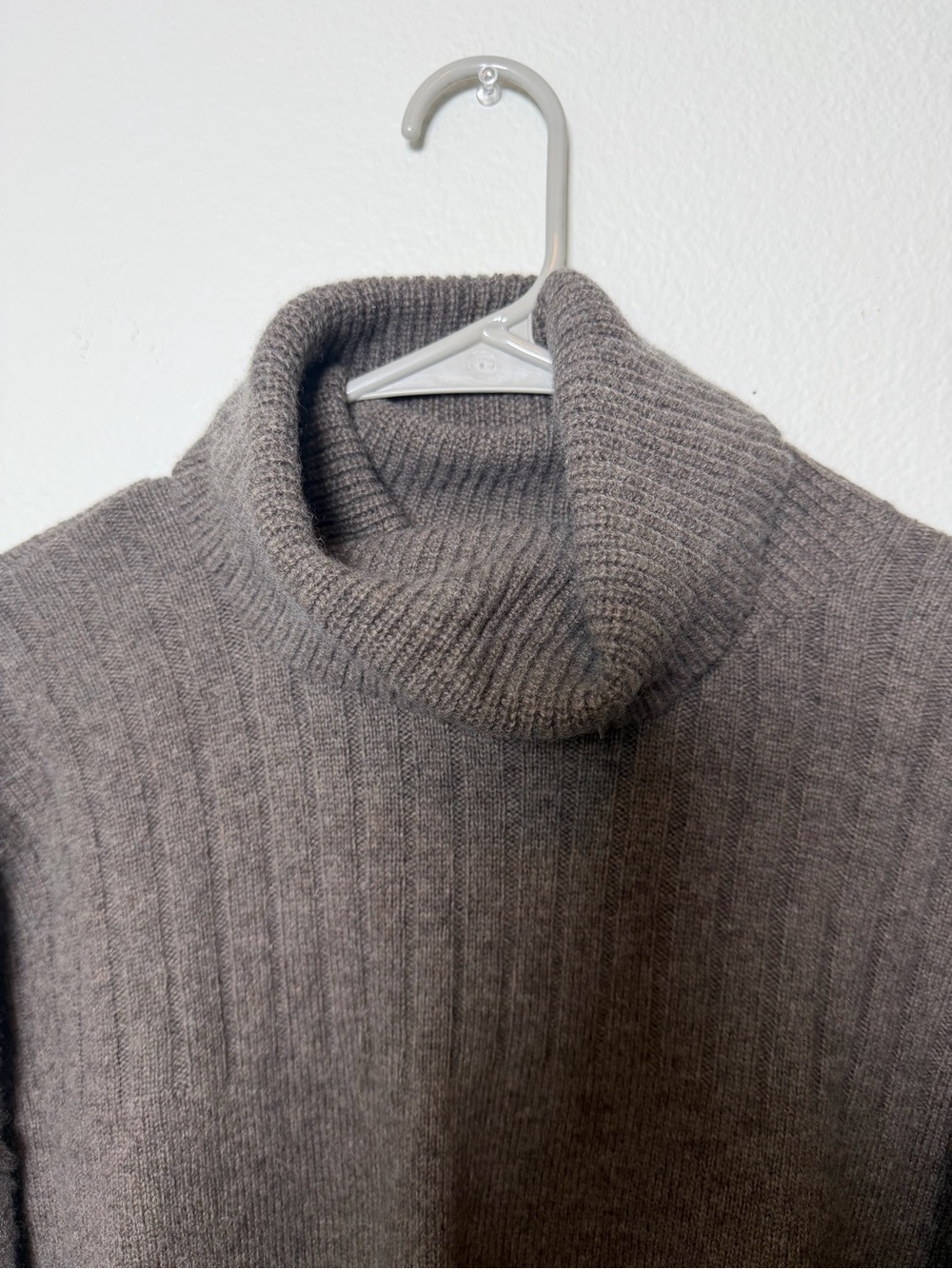 Madewell Hickory Wool Blend Turtleneck Sweater Size Medium - Picture 3 of 11